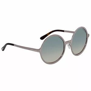 New Authentic Tom Ford Ava FT0572-14W-57 Round Sunglasses